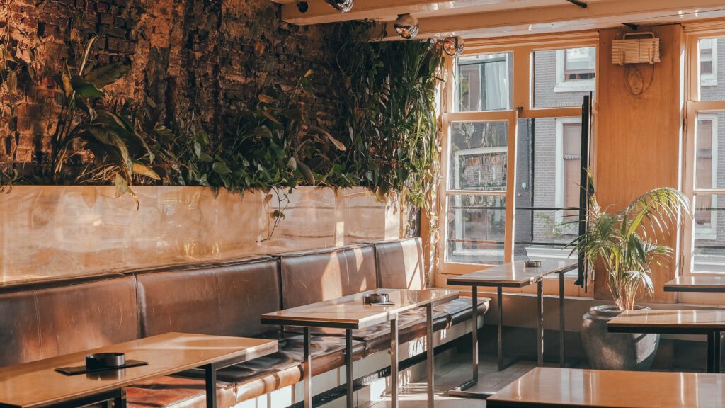 Coffee shop interior