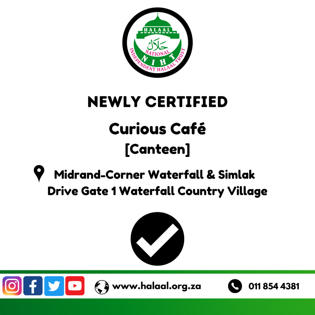 halal certificate for canteen