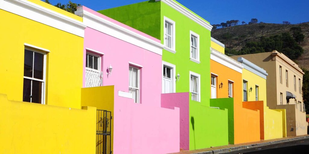 bo-kaap colourful houses